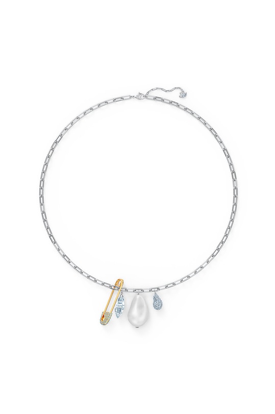 Swarovski - Naszyjnik SO COOL 5522875 kamień naturalny srebrny 5522875