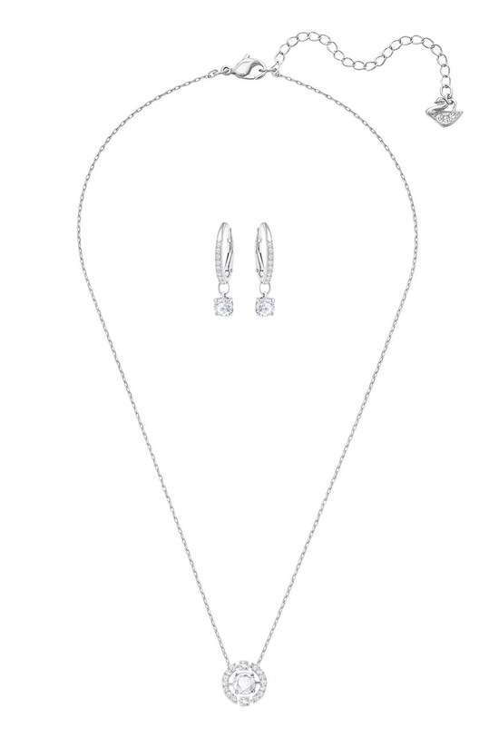 Swarovski - Colier si cercei SPARKLING DC argintiu 5279018