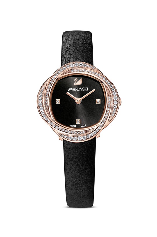 Swarovski - Zegarek CRYSTAL FLOWER 5552421 czarny 5552421