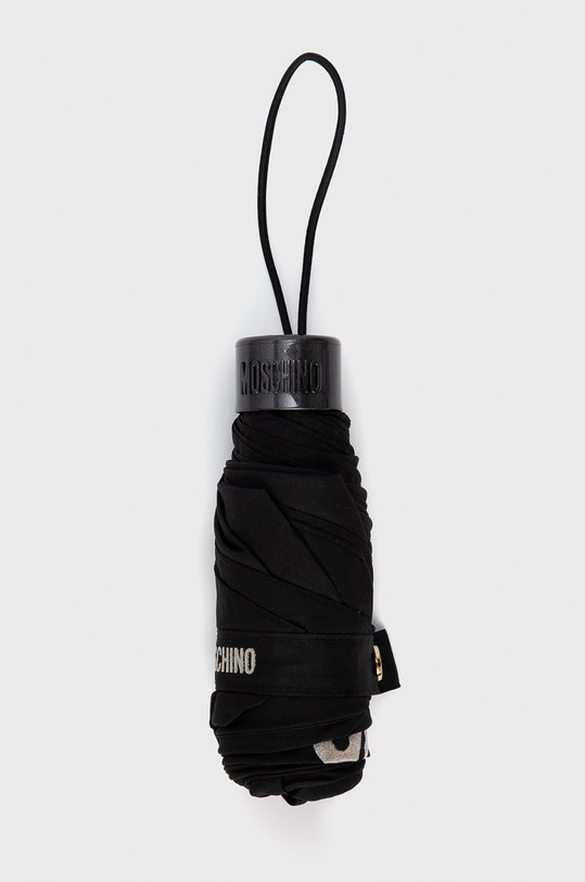 Deštník Moschino 8900.blacksilver černá AA00