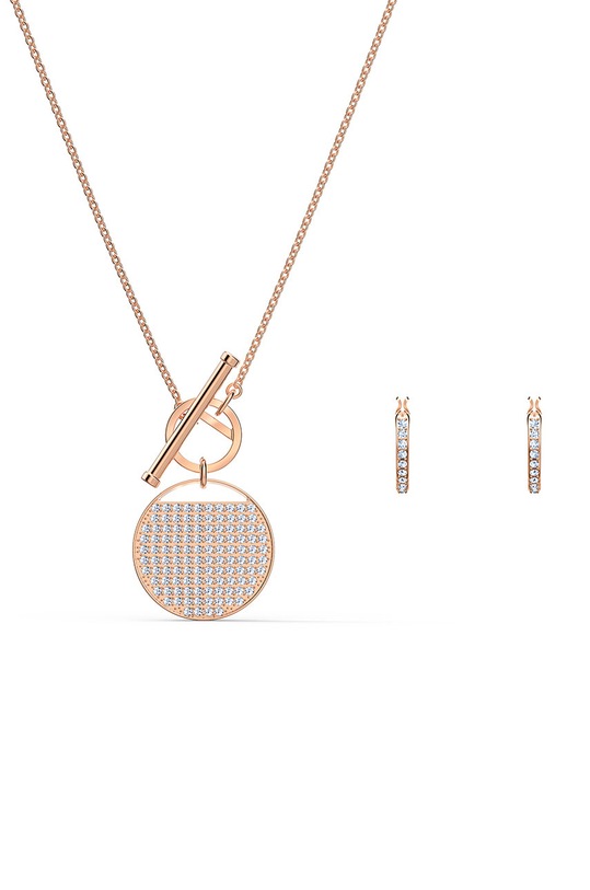 Swarovski - Naszyjnik i kolczyki Ginger 5574915 złoty 5574915
