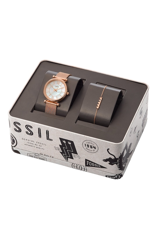 Fossil - Hodinky a náramok ES5058SET ES5058SET ružová