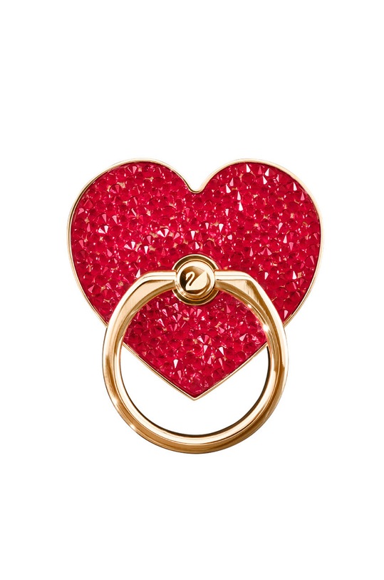 Swarovski - Uchwyt samoprzylepny do telefonu GLAM ROCK 5457473 czerwony 5457473