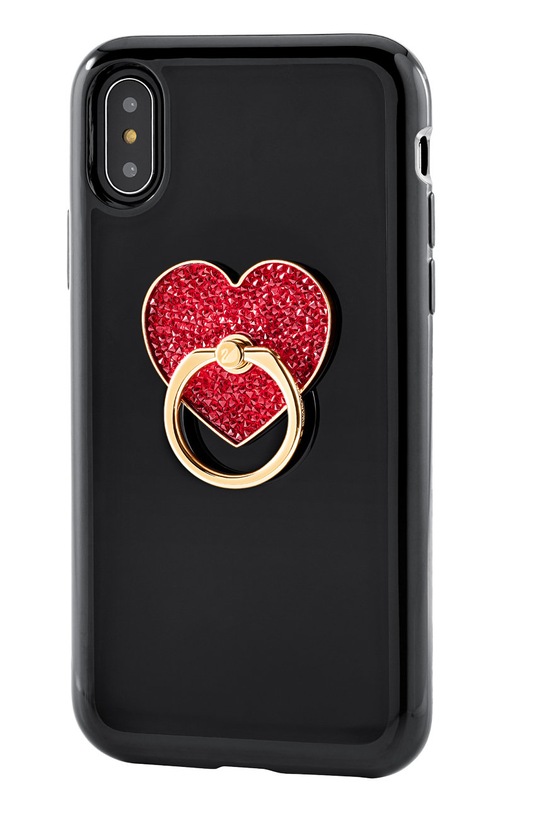 Swarovski - Uchwyt samoprzylepny do telefonu GLAM ROCK 5457473 5457473 czerwony AA00