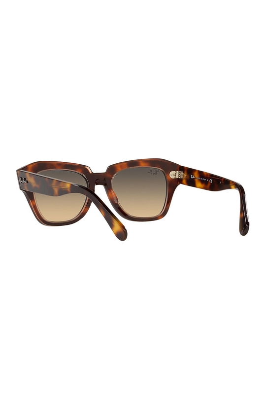 Okuliare Ray-Ban STATE STREET 0RB2186 hnedá