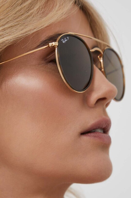 Ray-Ban okulary przeciwsłoneczne 0RB3647N brązowy AA00