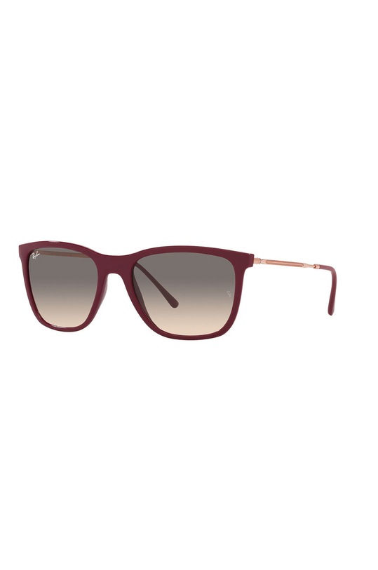 Ray-Ban okulary przeciwsłoneczne 0RB4344.653432 bordowy AA00