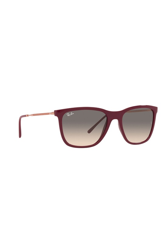 Ray-Ban okulary przeciwsłoneczne bordowy 0RB4344.653432