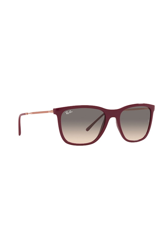 Ray-Ban okulary przeciwsłoneczne bordowy 0RB4344.653432