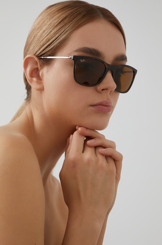 Ray-Ban Okulary przeciwsłoneczne 0RB4344.710/33 brązowy 0RB4344.710/33