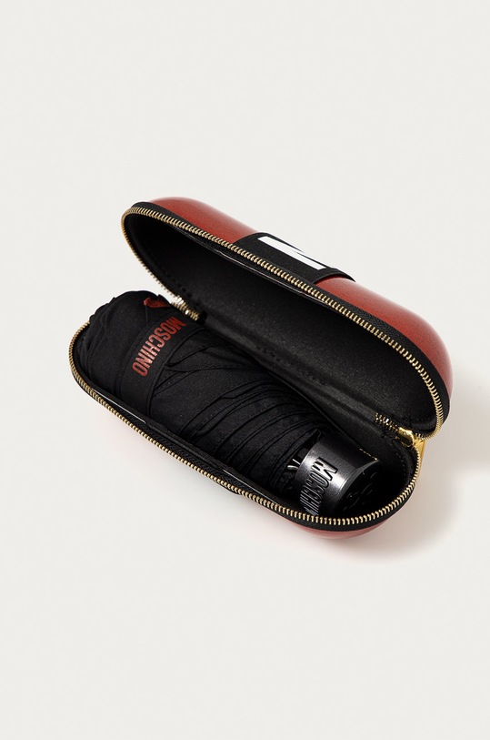 Akcesoria Moschino Parasol 8900.blackred czarny