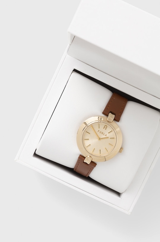 Akcesoria Furla Zegarek WW00002002L2 brązowy