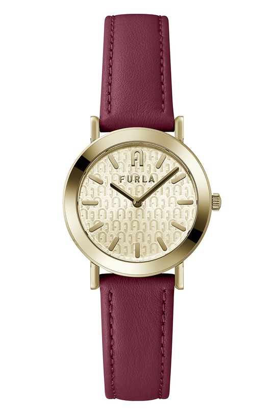 Akcesoria Furla Zegarek WW00007002L2 bordowy