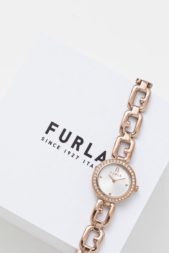 Akcesoria Furla zegarek WW00015007L3 złoty