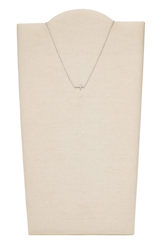 Fossil - Naszyjnik JFS00546040 JFS00546040 srebrny AA00
