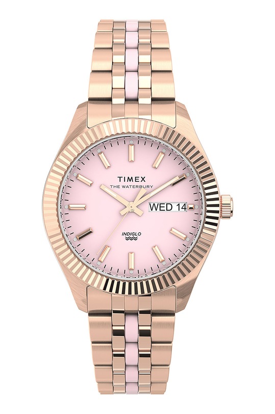 Timex zegarek TW2U82800 Waterbury Legacy Boyfriend różowy TW2U82800