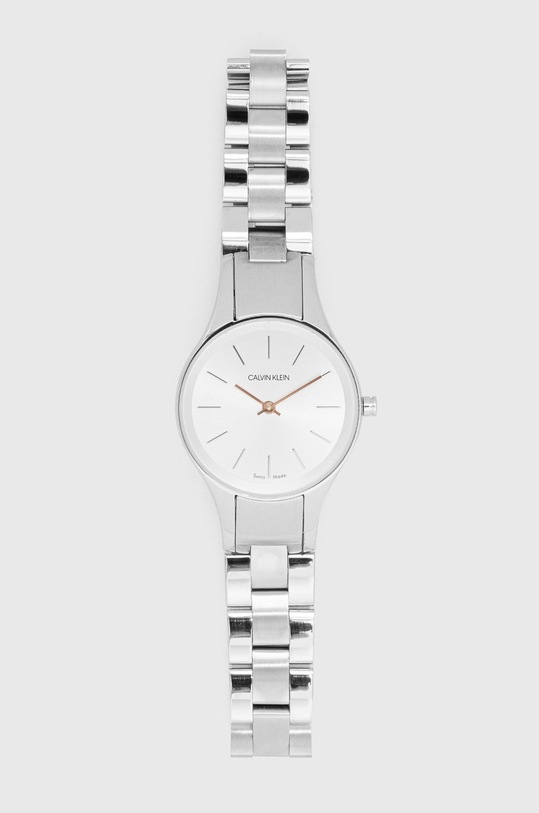 Calvin Klein Zegarek K4323185 srebrny K4323185