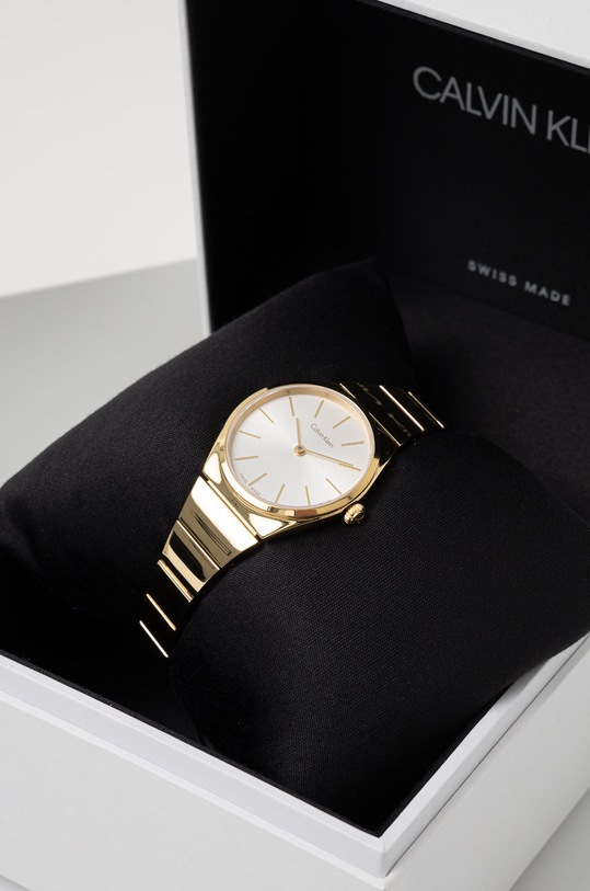 Akcesoria Calvin Klein Zegarek K6C23546 złoty