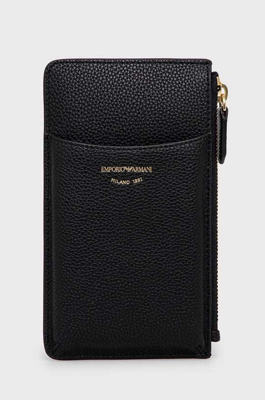 Peňaženka Emporio Armani imitácia kože čierna Y3H244.YFW9B.NOS
