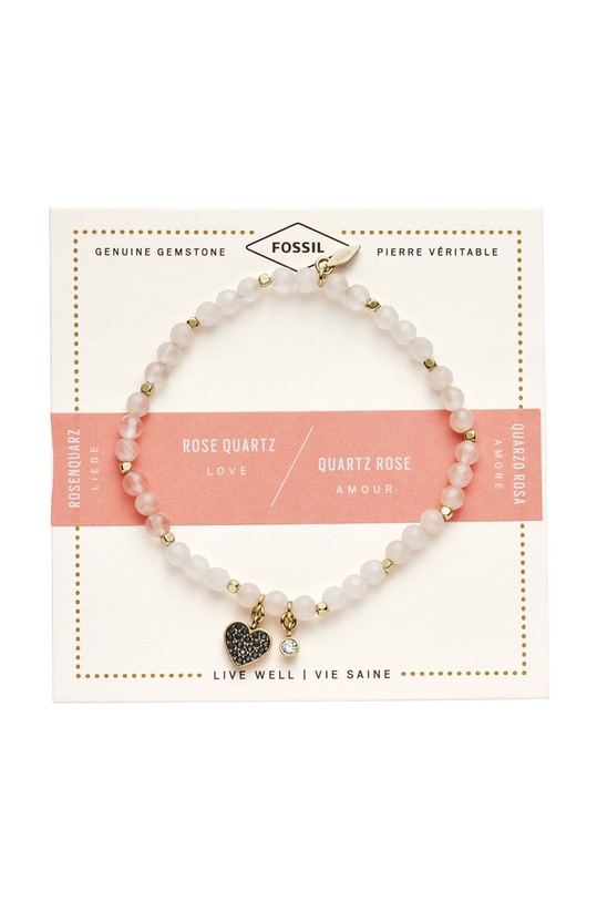 Fossil - Bransoletka JA6922710 różowy JA6922710