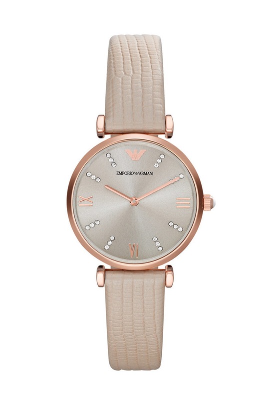 Emporio Armani Zegarek AR1681 beżowy AR1681