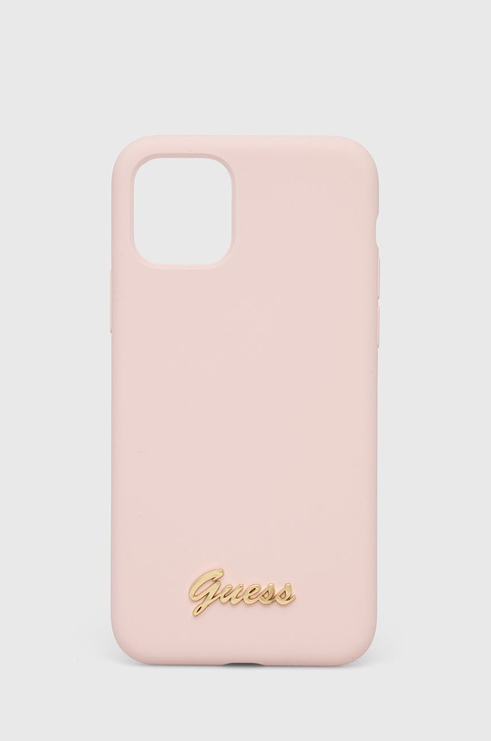 Guess Etui na telefon iPhone 11 Pro na telefon różowy GUHCN58LSLMGLP