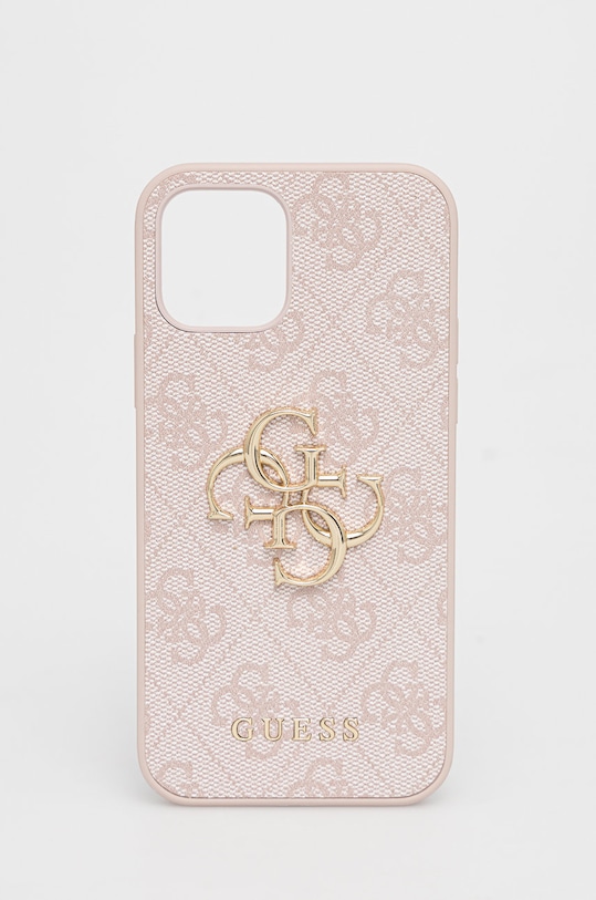 Guess Etui na telefon iPhone 12/12 Pro na telefon różowy GUHCP12M4GMGPI