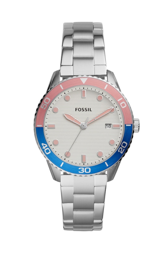 Fossil Zegarek BQ3598 srebrny BQ3598