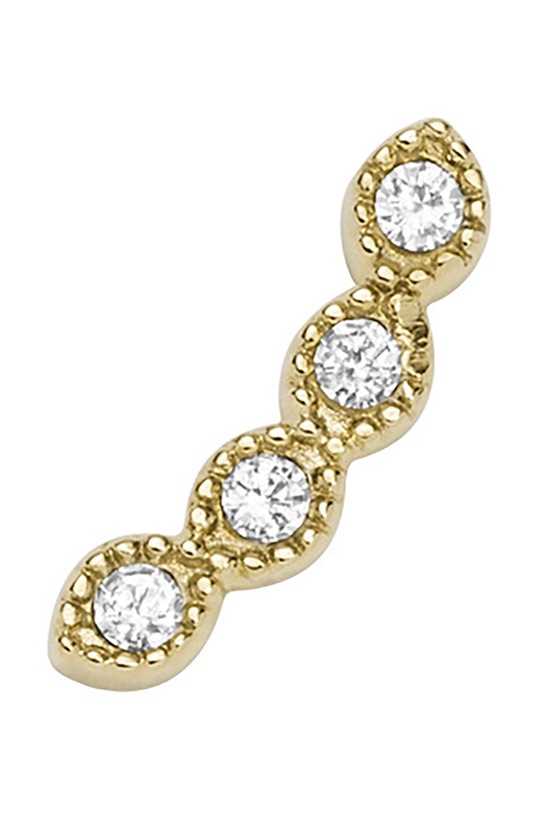 Fossil - Kolczyk JF03761710 złoty JF03761710