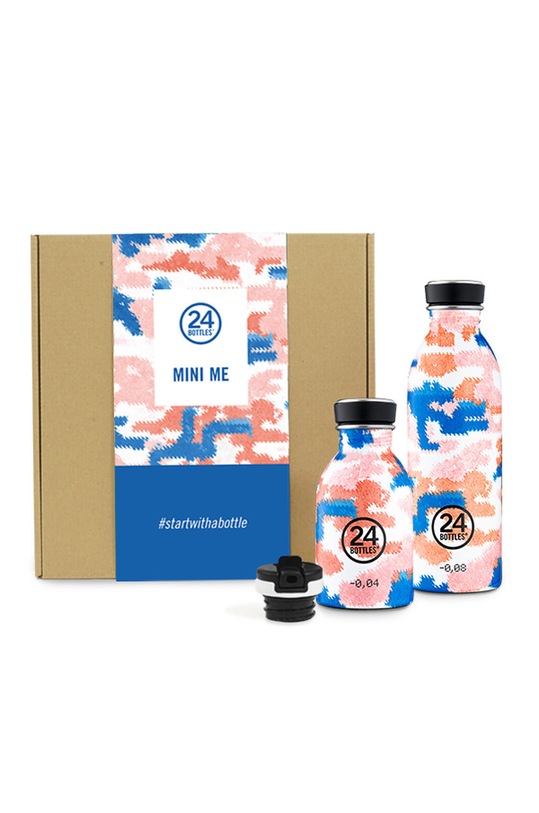 24bottles - Комплект термобутилки MiniMe Urban Box (2 броя) многоцветен 1544