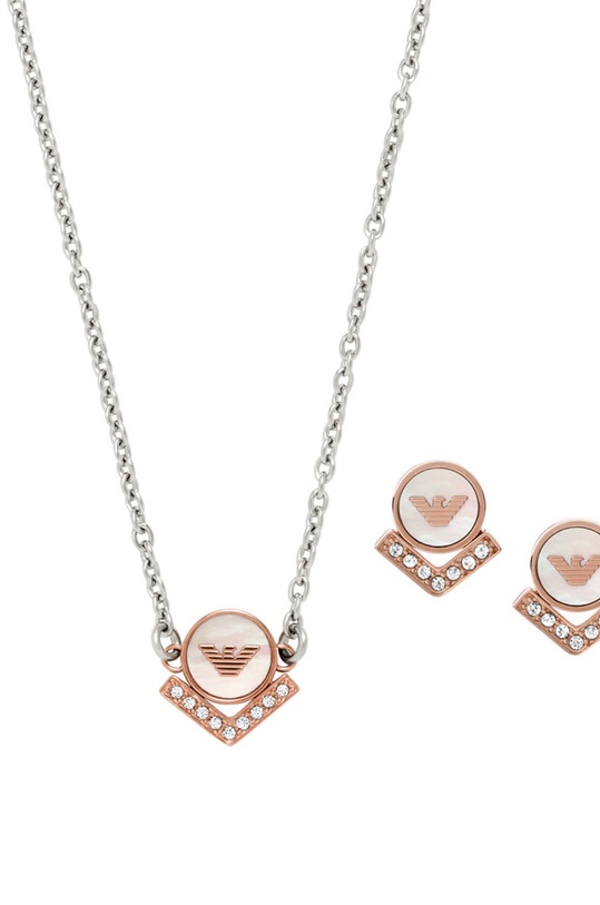 Кольє і сережки Emporio Armani EGS2890221 золотий AA00