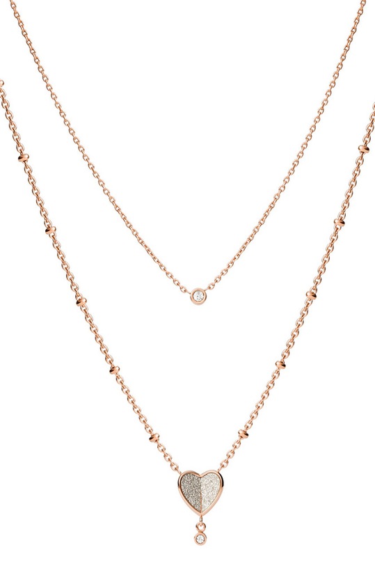 Fossil naszyjnik JF03648791 złoty JF03648791