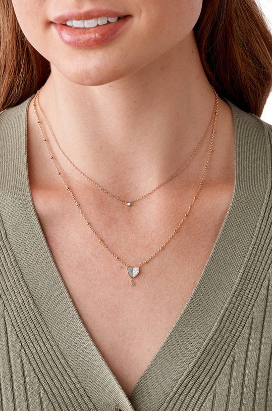 Akcesoria Fossil naszyjnik JF03648791 JF03648791 złoty