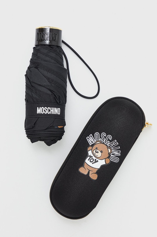 Akcesoria Moschino parasol 8351.black czarny