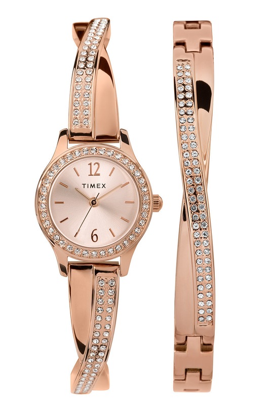 Timex zegarek TW2T57900 Classic różowy TW2T57900
