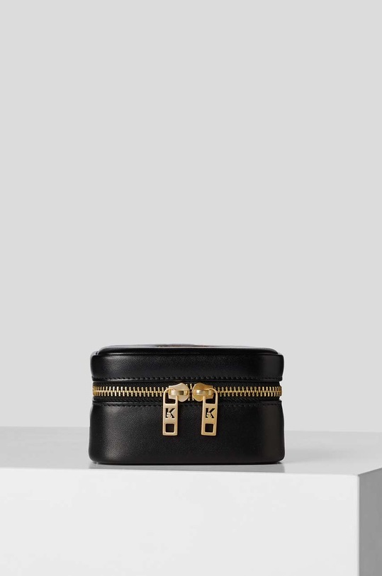 Salon i sypialnia Karl Lagerfeld pudełko podróżne na biżuterię 225W3919 225W3919 czarny