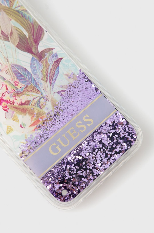 Guess etui na telefon iPhone 13 mini 5,4 GUHCP13SLFLSU fioletowy AA00