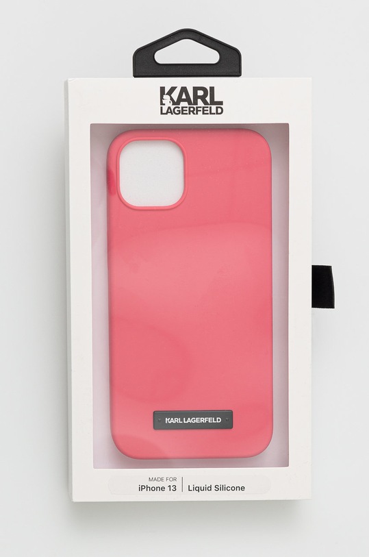 Akcesoria Karl Lagerfeld etui na telefon iPhone 13 6,1 KLHCP13MSLMP1PI KLHCP13MSLMP1PI różowy