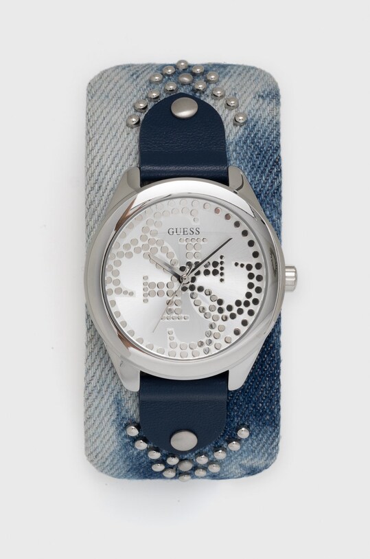 Hodinky Guess stříbrná W1141L1