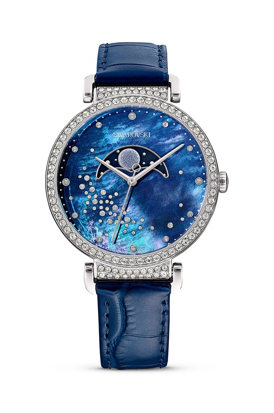 Swarovski zegarek 5613320 PASSAGE MOON PHASE granatowy 5613320