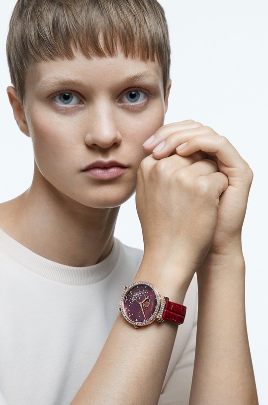 Ρολόι Swarovski 5613323 Passage Moon Phase 5613323 κόκκινο