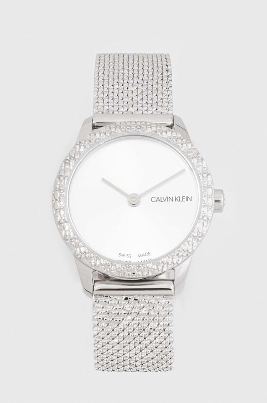Ρολόι Calvin Klein ασημί K3M23T26