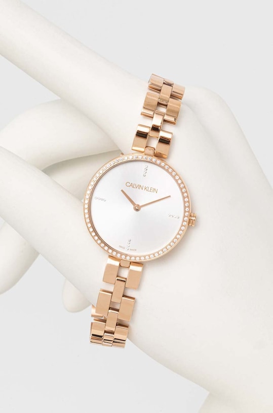 Calvin Klein zegarek złoty KBF23X4W