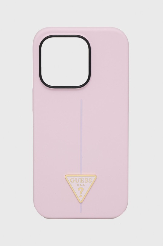 Guess etui na telefon iPhone 14 Pro 6,1" na telefon fioletowy GUHCP14LSLTGU