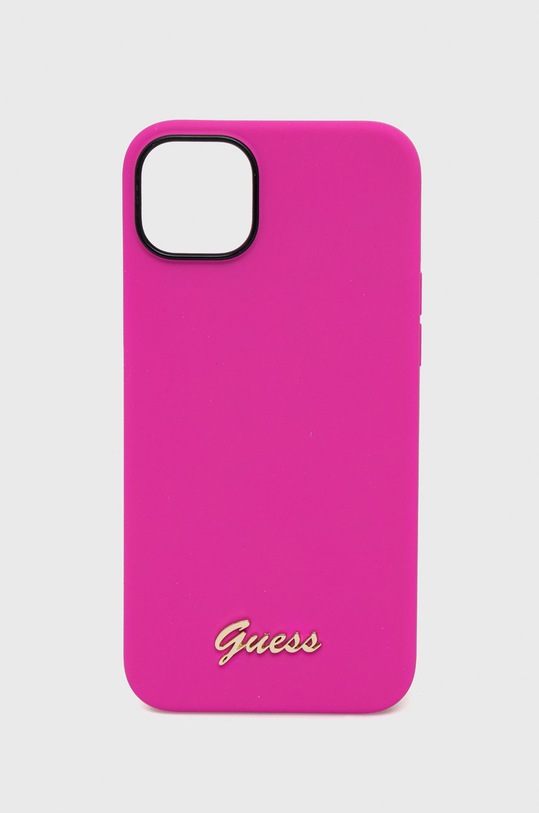 Guess etui na telefon iPhone 14 Plus 6,7" na telefon różowy GUHCP14MSLSMF
