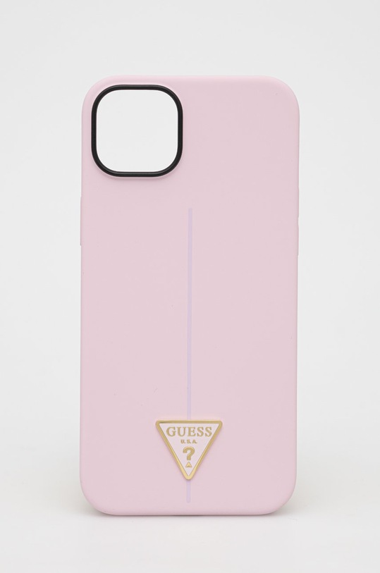 Guess etui na telefon iPhone 14 Plus 6,7" na telefon fioletowy GUHCP14MSLTGU