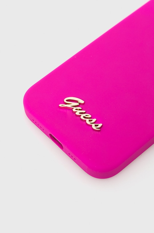 Guess etui na telefon iPhone 14 6,1" GUHCP14SSLSMF różowy AA00