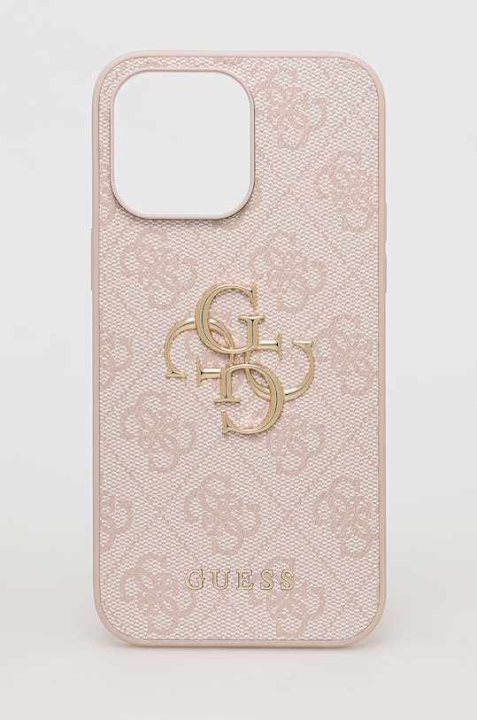 Puzdro na mobil Guess Iphone 14 Pro Max 6,7" na mobil ružová GUHCP14X4GMGPI