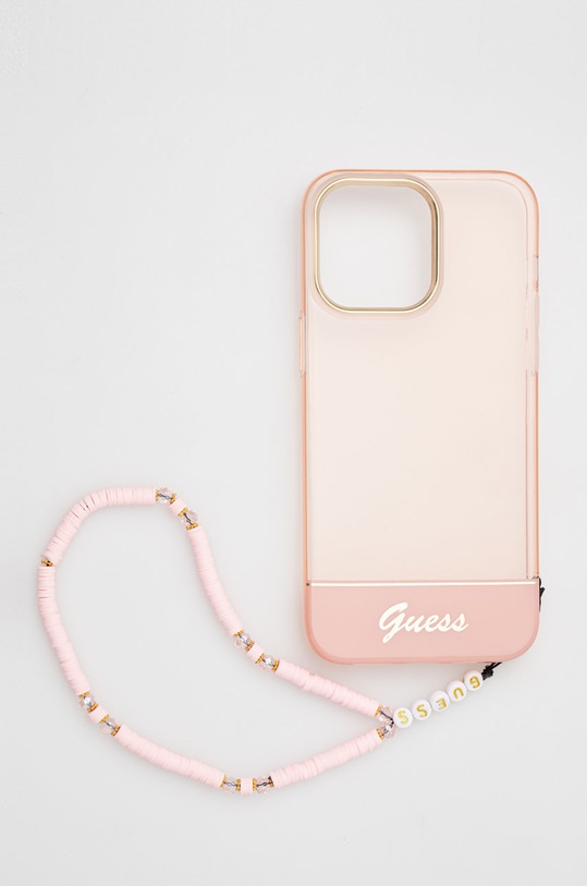 Чохол на телефон Guess Iphone 14 Pro Max 6,7" для телефону рожевий GUHCP14XHGCOHP