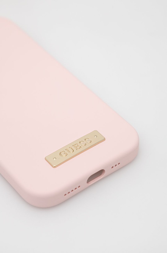 Guess etui na telefon iPhone 14 Pro 6,1" GUHMP14LSBPLP różowy AA00